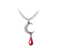 Alchemy Gothic Tears of the Moon - Colgante rojo