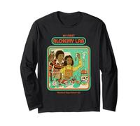 Alchemy Lab Sarcastic Retro Vintage Funny Adult Humor Manga Larga