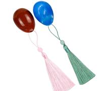 Alchemy of Souls Yin Yang Huevos de jade con borla para parejas, atractivo par de huevos de cristal para almas gemelas, regalo para amantes