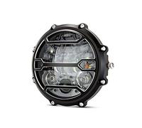 Alchemy Parts Monza - Faro LED para motocicleta, estilo retro, luces de circulación diurna e indicadores integrados, aluminio CNC poco profundo de 5.75 pulgadas, 178 mm, ideal para Ducati Cafe Racer o