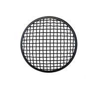 Alchemy Parts Moto Malla Metal Rejilla Funda para 7" Pulgadas Faro - Negro Mate para Motocicleta Project a Medida