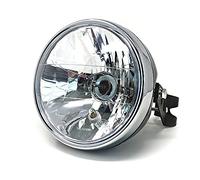 Alchemy Parts Motocicleta Personalizada Faro Con 32mmA 40mm Soportes Metal Negro Cafe Racer Project
