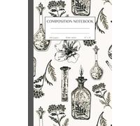 Alchemy Vintage Composition Notebook: Alchemy and magic composition notebook for witches, students, meditation - Wide ruled with 100 pages - Mirror ... works for writing thoughts and taking notes