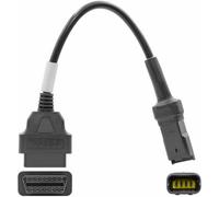 Alchiauto Adaptador OBD de 4 pines para motocicleta, cable OBD2 motorrad moto compatible con conector Ducati para motocicletas Diavel/Multistrada 1200/Panigale 1199/Monster 696/796/1100 OBDII Can