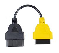 Alchiauto Cable de diagnóstico multiexploración OBD2 ECU Amarillo A3 para Fiat ECUScan Multi Scan