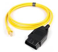 Alchiauto Ethernet Enet RJ45 OBD obd2 obdii ista bootmod3 cable compatible bmw esys F Series(Thin)