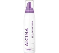 ALCINA Aerosol para mousse de peinado, 1 x 150 ml, para un volumen visible, brillo intenso y suavidad palpable, fuerte agarre y volumen, sin pegar