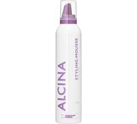 ALCINA Aerosol para mousse de peinado, 1 x 300 ml, para un volumen visible, brillo intenso y suavidad palpable, fuerte agarre y volumen, sin pegar