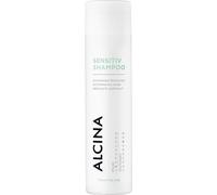 ALCINA Champú Sensitive, 1 x 250 ml, limpieza suave, para cabello sensible y sensible, calma el cuero cabelludo, con alantoína, aloe vera y bisabolol