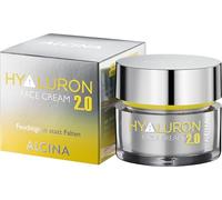 ALCINA Hyaluron 2.0 Face Cream - 1 x 50 ml - Crema hidratante con efecto antienvejecimiento 3-dimensional - rellena los depósitos de humedad de la piel y la alisa notablemente - Crema facial con ácido