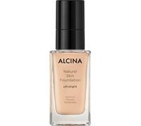 ALCINA Natural Skin Foundation Ultralight - 1 x 35 ml - Efecto segunda piel - Opacidad de construcción individual - Acabado natural satinado - Todos los tipos de piel - Con ácido hialurónico y manteca