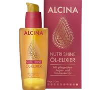 ALCINA Nutri Shine Aceite Elixir | 1 x 50 ml | Aceite capilar para cabello sedoso y brillante | Cuidado del cabello rico | Sin peso | Con fórmula de aceite no graso