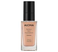 ALCINA Perfect Skin Foundation - 1 x 35 ml - Alta opacidad - Aspecto impecable sin efecto máscara - Acabado mate sedoso perfecto - Brillo natural - Con ácido hialurónico y manteca de karité