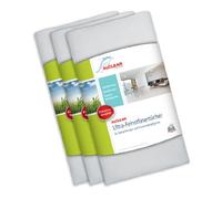 ALCLEAR 955040_3 Paños de Fibra Ultrafinos para Limpiadores de Humos y Dispositivos de Secado de Humos, 50 x 40 cm, Blanco, 3 Unidades