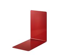Alco 4301-12 - Sujetalibros de Metal (85 x 140 x 140 mm, 2 Unidades), Color Rojo