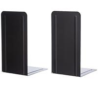 Alco-Albert 4303-11 - Sujetalibros (2 unidades, metal, 130 x 240 x 140 mm), color negro