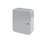 Alco-Albert 890 - Llavero de acero para 20 llaves, 20 x 16 x 8 cm, gris claro