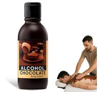 Alcohol de Chocolate, Alcohol con esencia de chocolate, Ideal para friegas y masajes, Nutre y perfuma la piel, Solución Tópica Natural para Masaje, Alivio Muscular y Articular, 250 ml