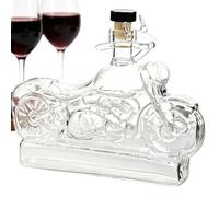 Alcohol Decanter - 310ml Glass Wine Bottle, Collectible Kitchen Drinkware, Whiskey Serving Bottle | Bar Server, Wedding Restaurant Home Party Use Gift For Men Father Barbecue