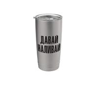 Alcohol decir vodka y cerveza en ruso alcohol ruso Vaso térmico de acero inoxidable de doble pared