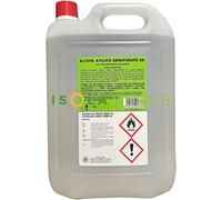 Alcohol etílico 94° desnaturalizado blanco 5 l desinfectante puro + regalo