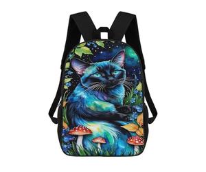 Alcohol Ink. Opal Night. . Very Olga Fairytale Cat of Siamese Breed. So Big That The Girl Mochila Escolar Para Secundaria Y Preparatoria. Mochila Informal Para Hombres, Mujeres Y Adolescentes. 17inch