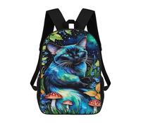 Alcohol Ink. Opal Night. . Very Olga Fairytale Cat of Siamese Breed. So Big That The Girl Mochilas Infantiles Impresas En 3D De 17 Pulgadas. Mochila Escolar Informal Impresa En 3D Para Niños De Primar