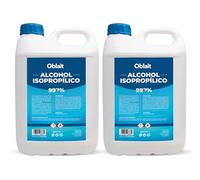 Alcohol Isopropílico 99,9% Puro 10L | Isopropanol | Limpieza de Componentes Electrónicos, Limpia Contactos, Objetivos, Pantallas, Superficies | Isopropyl Alcohol Limpieza