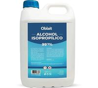 Alcohol Isopropílico 99,9% Puro 5L | Isopropanol | Limpieza de Componentes Electrónicos, Limpia Contactos, Objetivos, Pantallas, Superficies | Isopropyl Alcohol Limpieza