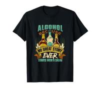 Alcohol, Porque Ninguna Gran Historia Comienza con la Cita de Ensalada Camiseta