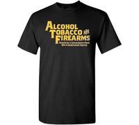 Alcohol Tobacco & Firearms Should Be a Convenience Store Men's tee Shirt 52 Black
