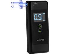 Alcoholímetro ACE AF-33 - el alcoholímetro nº 1 según AUTO BILD (comparativa 2023) - alcoholímetro/promilímetro de precisión policial