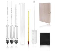 Alcoholímetro, juego de transporte de vinómetros de alta precisión, alcoholímetro adecuado para todos los licores, whisky, brandy, vodka, etc