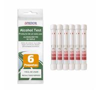 Alcoholímetro Test Alcoholemia Soplado Desechable - 10 Unidades | Test Alcohol Rápido Conducir | Prueba Alcohol Aire | Resultado 2 Minutos