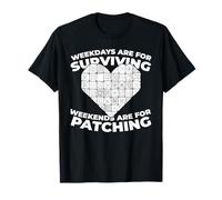 Alcolchado - Quilter Costura Patchwork Quilting Camiseta