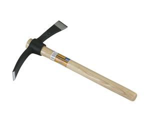Alcotana de 650 g con mango de madera, ideal para trabajos de carpintería y bricolaje.
