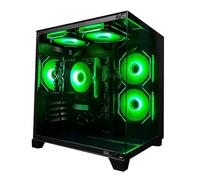 ALCPOK PC Gaming Desktop AMD Ryzen 7 5700G RAM 16G 3200MHz DDR4 1TB M.2 Torre de computadora preconstruida 550W Bronce Fuente de alimentación ARGB Air Colling computadora para juegos de oficina