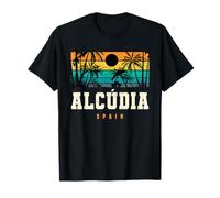 Alcudia España Mallorca Playa Sunset Design Camiseta
