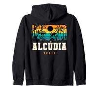 Alcudia España Mallorca Playa Sunset Design Sudadera con Capucha