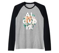 Alcudia Floral Design España Playa Vibes Camiseta Manga Raglan
