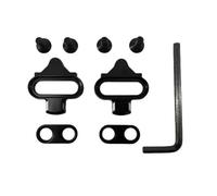 ALCXAZS 1 par de Tacos de Pedal Izquierdo y Derecho para Bicicleta montaña con Placas Bloqueo Llave, Equipo equitación, Piezas Repuesto para Ciclismo Carreras, Tipo 2