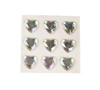 ALCXAZS 10 hojas de pegatinas de diamantes imitación, decoraciones, calcomanías acrílicas, etiquetas autoadhesivas para manualidades, tarjetas álbum recortes para teléfono, AB colorido