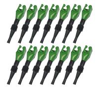 ALCXAZS 14 embudos eficientes para coche, fáciles de usar y flexibles, disfrutan de un ajuste y clip amplios y ligeros para un reabastecimiento combustible, Verde
