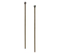 ALCXAZS 2 piezas de mazo de Glockenspiel, mazos vibráfono para xilófono Wolock Yoga, cabeza larga y redonda, cabeza larga y redonda