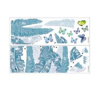 ALCXAZS 2 unids/set de pegatinas de pared para vacaciones, hogar, Bar, dormitorio, sala estar, guardería, escuela, vidrio, vinilo, arte extraíble, papel tapiz artesanal