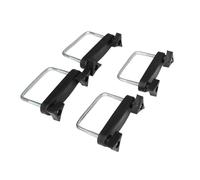 ALCXAZS Abrazaderas de Pernos en U para Caja de Techo, Marco Equipaje con Clips Herramientas para portaequipajes, práctico y Funcional, Estante Montaje para Techo Coche, 4 Piezas, 4 Piezas 8 cm