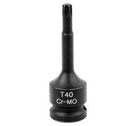 ALCXAZS Adaptador de dado duradero con cabeza de estrella, esencial para mecánicos de automóviles, de acero al cromo molibdeno de resistencia, llave adaptadora de dado de 1/2
