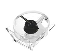 ALCXAZS Agregue Factor con Ventilador holográfico para dormitorios, Pantalla de Ventilador Led con Holograma 3D, proyector de Holograma 3D, Led, Reemplazo la aplicación WiFi