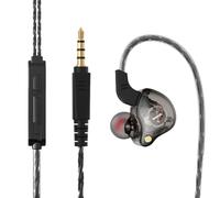 ALCXAZS Auriculares con Cable, Cable TPE, Conector HiFi, Cubierta de Silicona, Gancho para la Oreja, Auriculares internos para Cantar, para Hacer Ejercicio