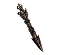 ALCXAZS Auténtico budista tibetano Vajra Dorje Phurba amuleto artesanal colgantes DIY collar impresionante pieza hecha a mano